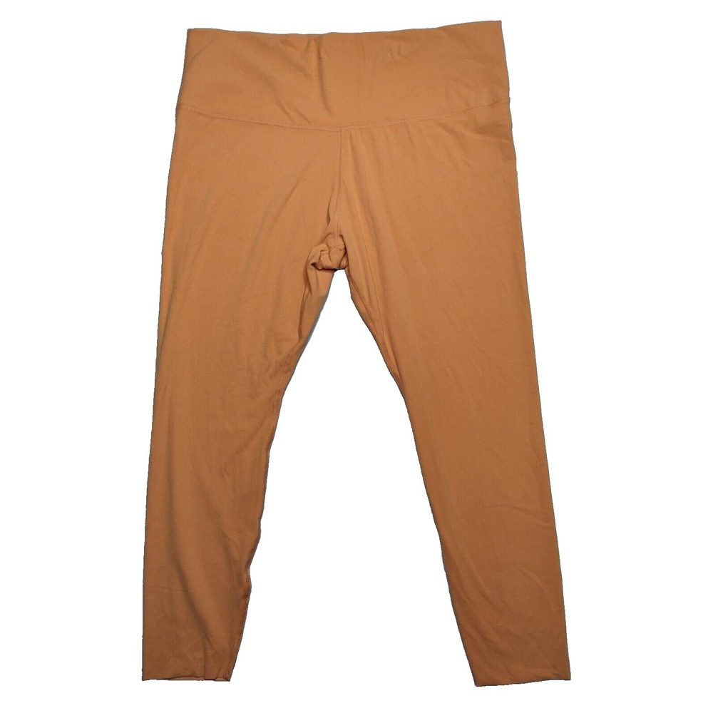 Nike Dri-FIT‎ Women 2XL Healing Orange Yoga Luxe High Rise 7/8 Tights NEW